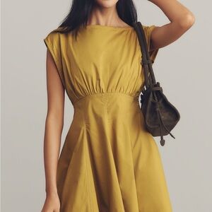 Maeve Amber Green Dress